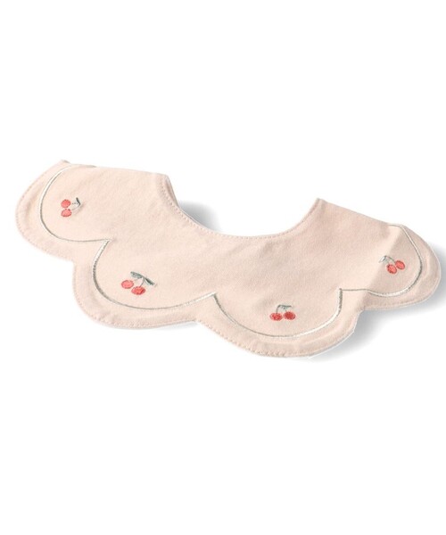 BRANSHES(ブランシェス)の「さくらんぼ刺繍スタイ(スタイ/よだれかけ・キッズ・アイボリー/ピンク・FREE)」の13枚目の写真