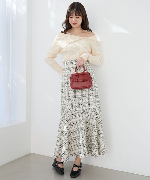 MAJESTIC LEGON（マジェスティックレゴン）の「クラシックリボンバッグ（ハンドバッグ・レディース・レッド/ブラック/アイボリー・FREE）」の22枚目の写真