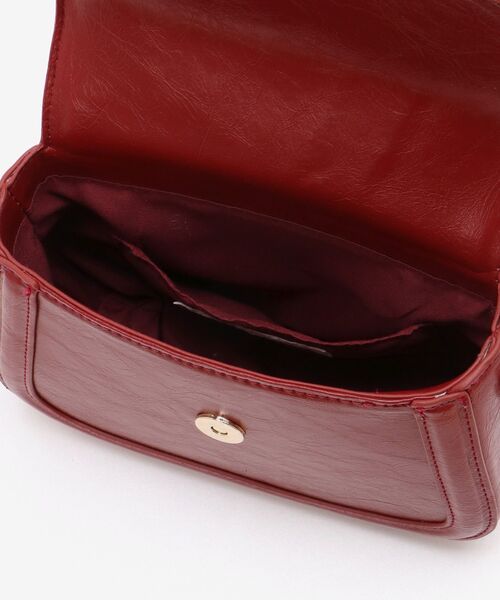 MAJESTIC LEGON（マジェスティックレゴン）の「クラシックリボンバッグ（ハンドバッグ・レディース・レッド/ブラック/アイボリー・FREE）」の16枚目の写真