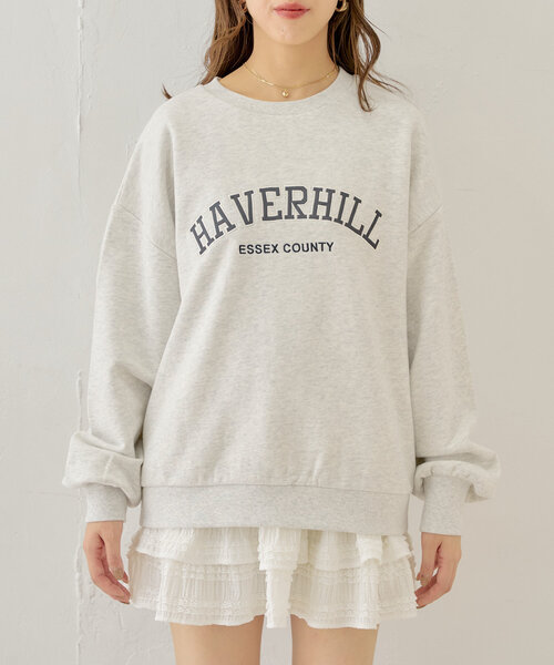 Chico(チコ)の「ピグメントクルールーズスウェット(Tシャツ/カットソー・レディース・グリーン/ネイビー/オートミール/グレー/ブルー系その他・FREE)」の17枚目の写真