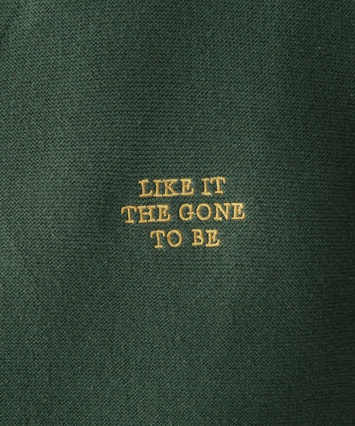 RAGEBLUE(レイジブルー)の「ワンポイント刺繍/レターニットカーディガン(カーディガン/ボレロ・メンズ・イエロー/ネイビー/グリーン/ホワイト・LARGE/MEDIUM)」の14枚目の写真