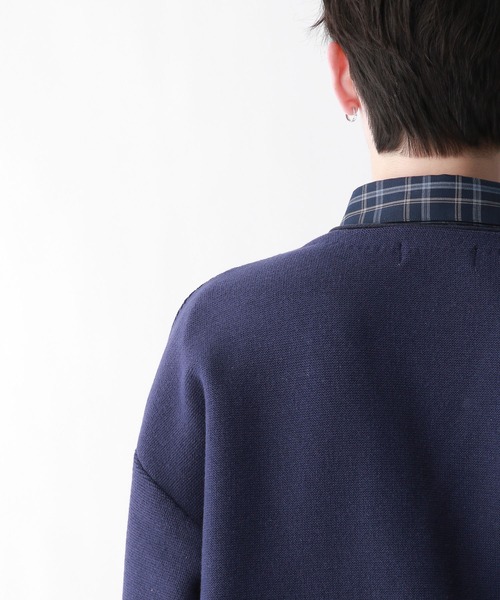 RAGEBLUE(レイジブルー)の「ワンポイント刺繍/レターニットカーディガン(カーディガン/ボレロ・メンズ・イエロー/ネイビー/グリーン/ホワイト・LARGE/MEDIUM)」の7枚目の写真