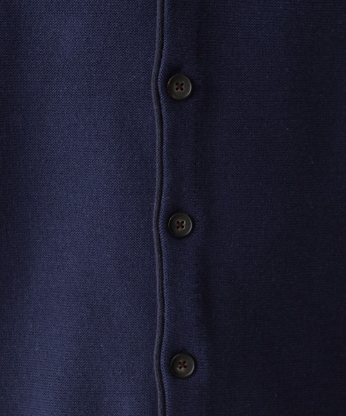 RAGEBLUE(レイジブルー)の「ワンポイント刺繍/レターニットカーディガン(カーディガン/ボレロ・メンズ・イエロー/ネイビー/グリーン/ホワイト・LARGE/MEDIUM)」の11枚目の写真