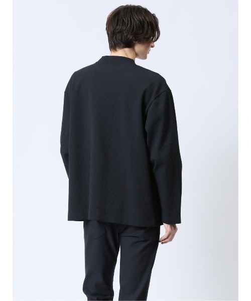m.f.editorial(エムエフエディトリアル)の「アンサンブル 2枚 セット メンズ 着流し カーディガン & 半袖 Tシャツ(アンサンブル・メンズ・ネイビー/ベージュ・LARGE/MEDIUM/X-LARGE)」の22枚目の写真