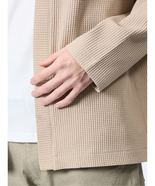 m.f.editorial(エムエフエディトリアル)の「アンサンブル 2枚 セット メンズ 着流し カーディガン & 半袖 Tシャツ(アンサンブル・メンズ・ネイビー/ベージュ・LARGE/MEDIUM/X-LARGE)」の10枚目の写真