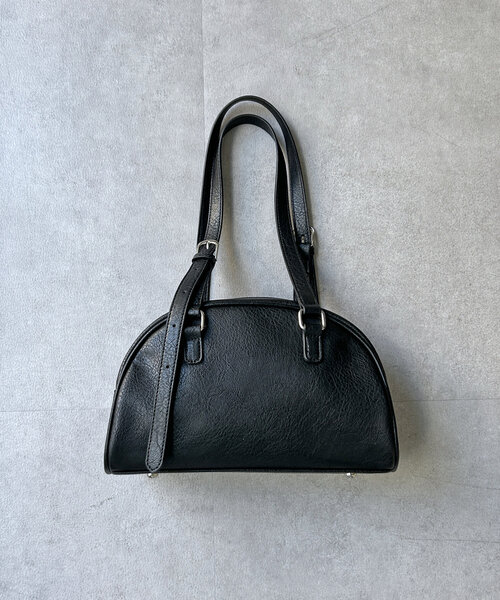 CPCM(シーピーシーエム)の「ラウンドボストンバッグ(ボストンバッグ・レディース・ブラック/ブラウン/レッド/グリーン/キャメル・FREE)」の8枚目の写真