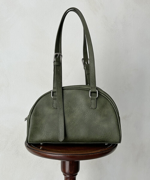 CPCM(シーピーシーエム)の「ラウンドボストンバッグ(ボストンバッグ・レディース・ブラック/ブラウン/レッド/グリーン/キャメル・FREE)」の17枚目の写真