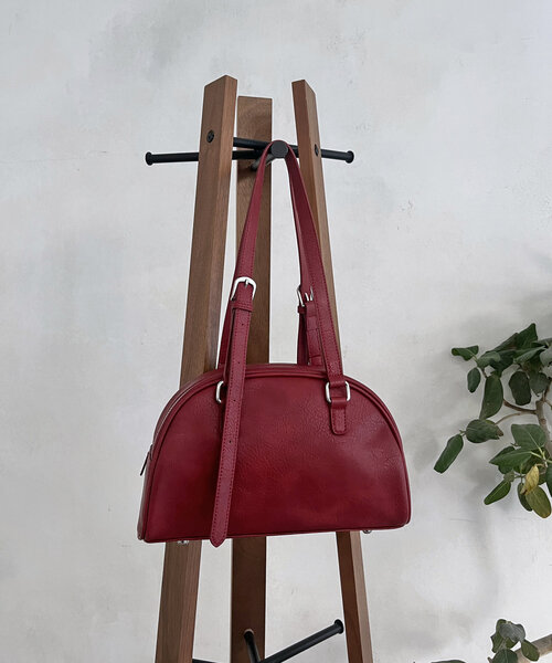 CPCM(シーピーシーエム)の「ラウンドボストンバッグ(ボストンバッグ・レディース・ブラック/ブラウン/レッド/グリーン/キャメル・FREE)」の21枚目の写真