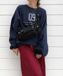 Q | 裏毛09プリントトレーナー(スウェット)