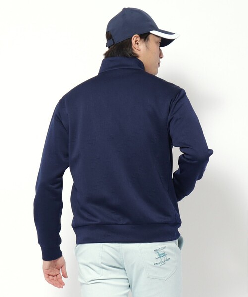 adabat（アダバット）の「クロスロゴハーフジッププルオーバー（Tシャツ/カットソー・メンズ・ホワイト/ネイビー・46/48/50）」の15枚目の写真