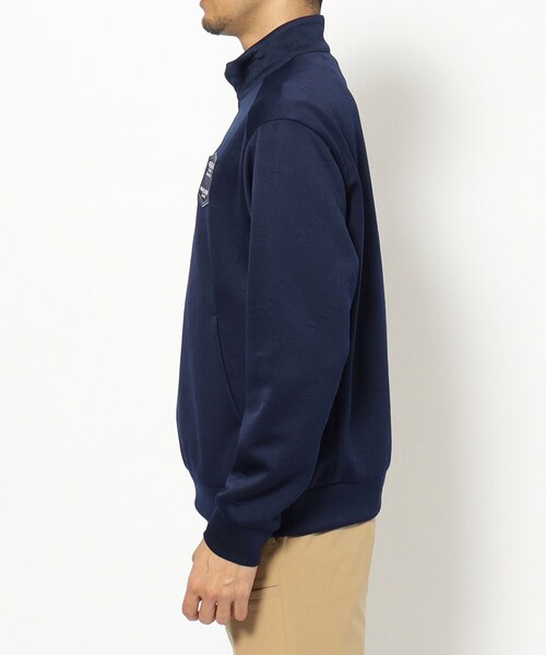 adabat（アダバット）の「クロスロゴハーフジッププルオーバー（Tシャツ/カットソー・メンズ・ホワイト/ネイビー・46/48/50）」の9枚目の写真