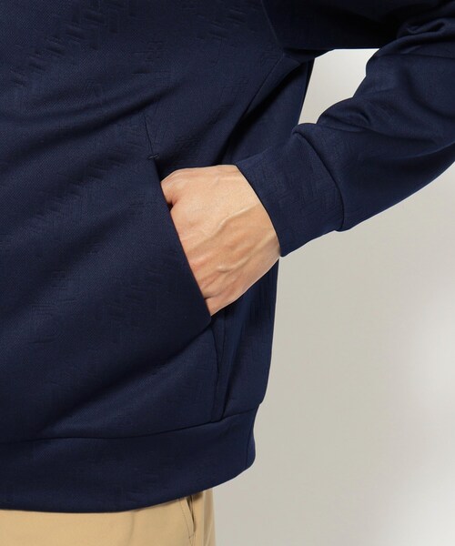 adabat（アダバット）の「クロスロゴハーフジッププルオーバー（Tシャツ/カットソー・メンズ・ホワイト/ネイビー・46/48/50）」の5枚目の写真