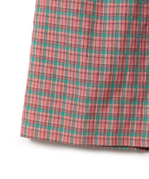 BEAMS mini（ビームスミニ）の「チェック フリル ブラウス 2025SS（90～150cm）（シャツ/ブラウス・キッズ・ピンク/イエロー・90/100/110/120/130/140/150）」の4枚目の写真