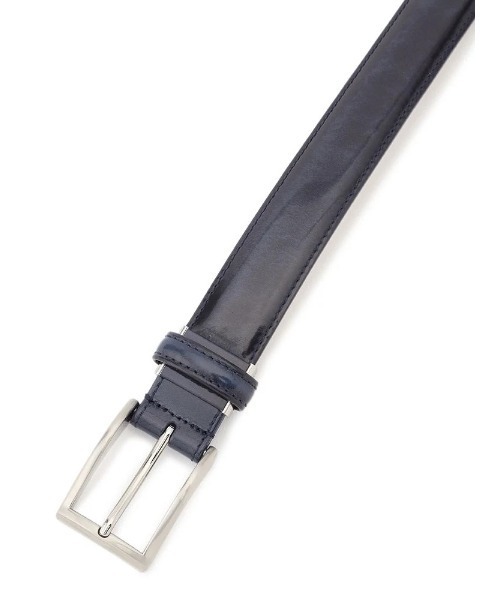 Perfect Suit FActory（パーフェクトスーツファクトリー）の「国産アドバンレザーベルト ワイン/ネイビー（ベルト・メンズ・ワイン/ネイビー・FREE）」の3枚目の写真