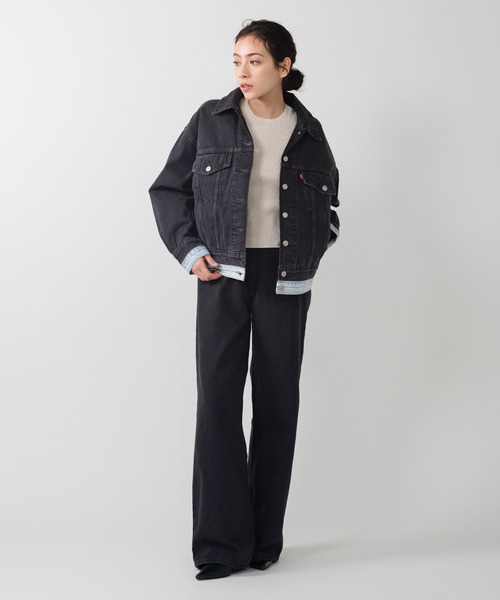 Levi's(リーバイス)の「Levi's/リーバイス 90S トラッカージャケット(デニムジャケット・レディース・ブラック・XS/S/M)」の10枚目の写真