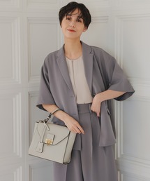 haremode（ハレモード）の「ショートスリーブワイドパンツスーツ（スーツセット）」