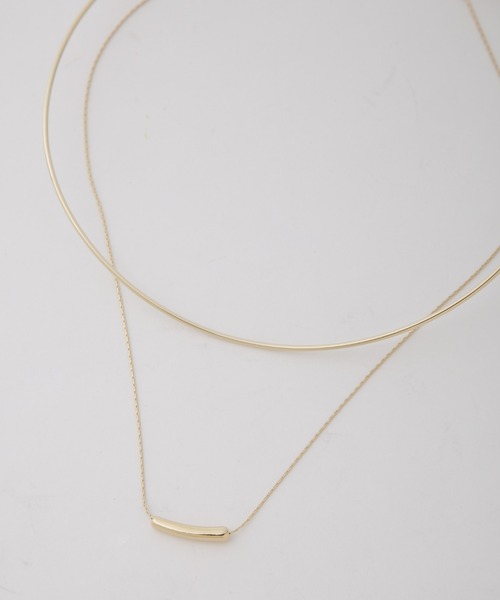 NANO universe（ナノユニバース）の「２連ゴールドチョーカー（ネックレス・レディース・ゴールド・FREE）」の4枚目の写真