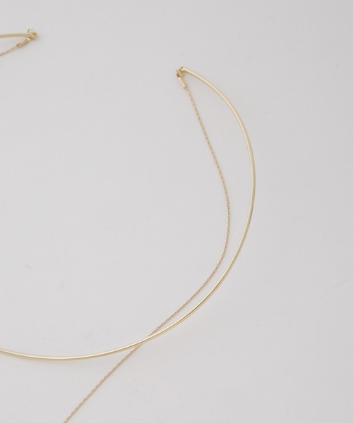 NANO universe（ナノユニバース）の「２連ゴールドチョーカー（ネックレス・レディース・ゴールド・FREE）」の5枚目の写真