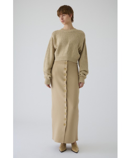 RIM.ARK(リムアーク)の「High stretch I line SK ハイストレッチアイラインスカート(スカート・レディース・ベージュ/グレー/ブラック・36/38)」の3枚目の写真