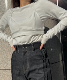 decoration stitch smooth bustier