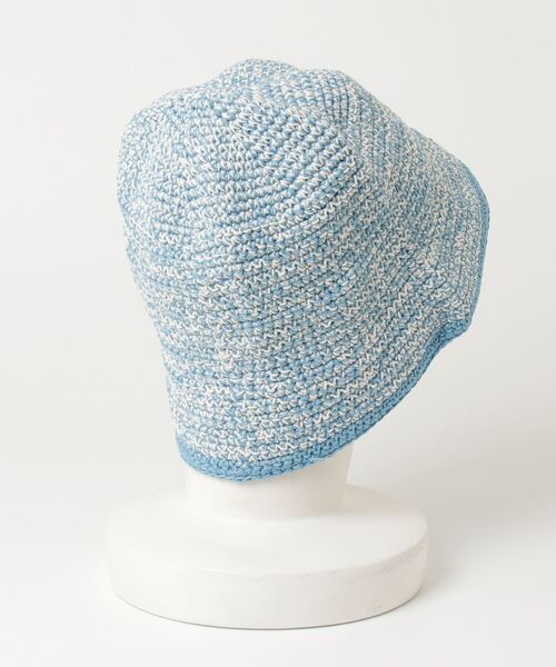 SUBLIME（サブライム）の「(SUBLIME)MIX HANDKNIT HAT（ハット・レディース・ブルー/ピンク/グリーン・ONE SIZE）」の4枚目の写真