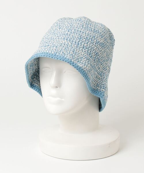 SUBLIME（サブライム）の「(SUBLIME)MIX HANDKNIT HAT（ハット・レディース・ブルー/ピンク/グリーン・ONE SIZE）」の11枚目の写真