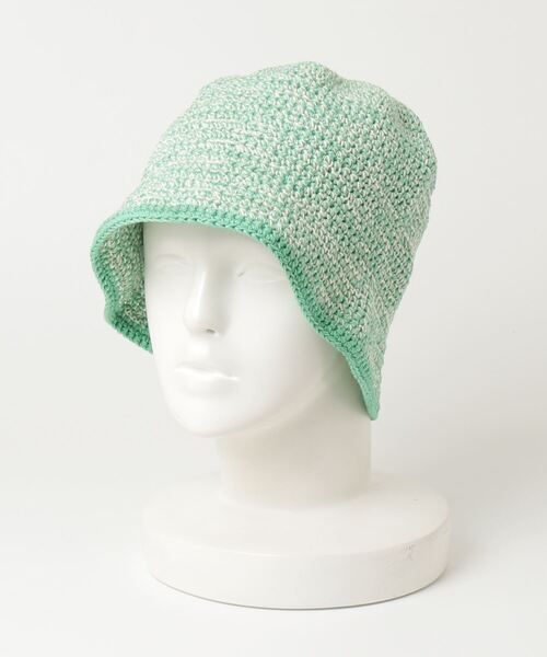 SUBLIME（サブライム）の「(SUBLIME)MIX HANDKNIT HAT（ハット・レディース・ブルー/ピンク/グリーン・ONE SIZE）」の10枚目の写真
