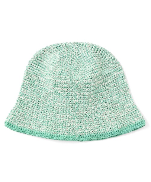 SUBLIME（サブライム）の「(SUBLIME)MIX HANDKNIT HAT（ハット・レディース・ブルー/ピンク/グリーン・ONE SIZE）」の7枚目の写真