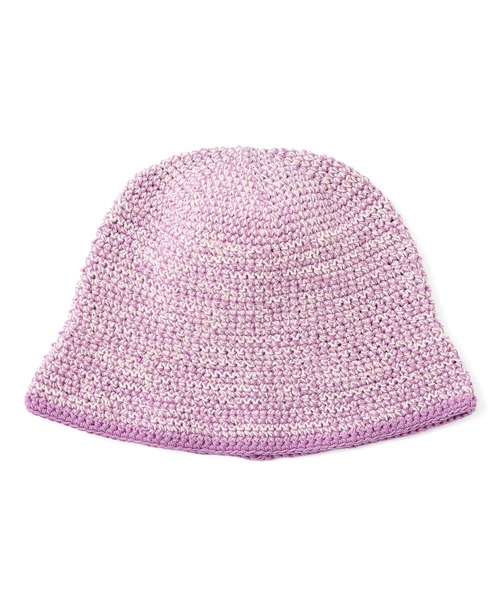 SUBLIME（サブライム）の「(SUBLIME)MIX HANDKNIT HAT（ハット・レディース・ブルー/ピンク/グリーン・ONE SIZE）」の9枚目の写真