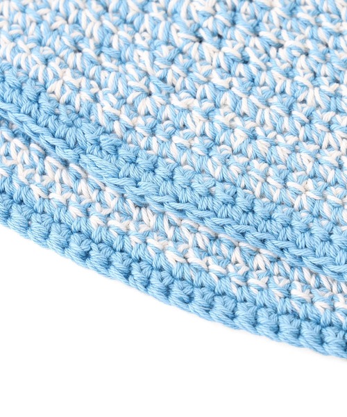 SUBLIME（サブライム）の「(SUBLIME)MIX HANDKNIT HAT（ハット・レディース・ブルー/ピンク/グリーン・ONE SIZE）」の6枚目の写真