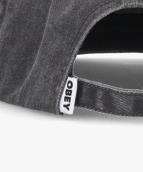 OBEY（オベイ）の「OBEY PIGMENT OBEY HOPE 5 PANEL / オベイ（キャップ・メンズ・ブラック/イエロー・O/S）」の10枚目の写真