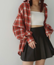 Mili affinity | オーバーサイズチェックシャツ(シャツ/ブラウス)