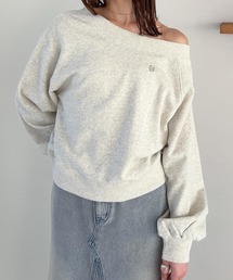 ワンショルプレート裏毛スウェット 323432