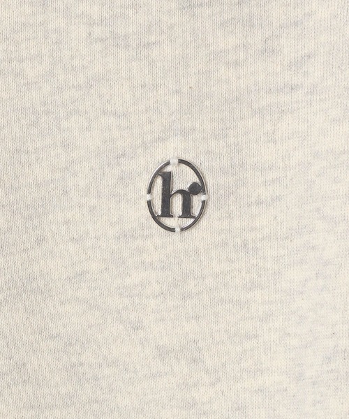 Heather（ヘザー）の「ワンショルプレート裏毛スウェット　323432（スウェット・レディース・グレー/オートミール/ブルー・FREE）」の4枚目の写真