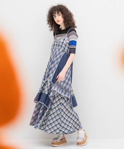 AULA AILA（アウラアイラ）の「マルチボーダーニット（ニット/セーター・レディース・ブラック/グレー/オフホワイト・0）」の17枚目の写真