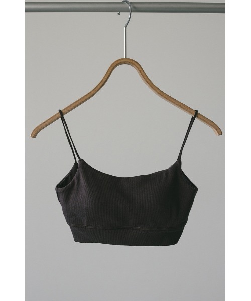 STYLEMIXER（スタイルミキサー）の「カップ付きブラトップ（キャミソール・レディース・ホワイト/ブラウン/ブラック・SMALL/MEDIUM）」の5枚目の写真