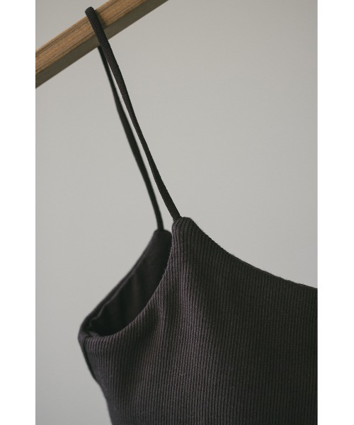 STYLEMIXER（スタイルミキサー）の「カップ付きブラトップ（キャミソール・レディース・ホワイト/ブラウン/ブラック・SMALL/MEDIUM）」の6枚目の写真