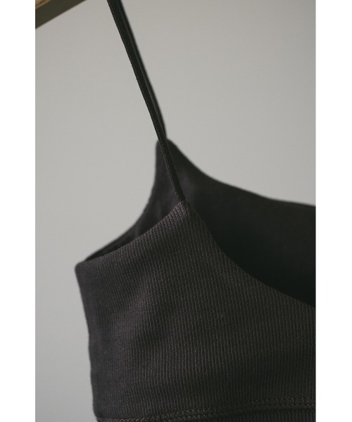 STYLEMIXER（スタイルミキサー）の「カップ付きブラトップ（キャミソール・レディース・ホワイト/ブラウン/ブラック・SMALL/MEDIUM）」の8枚目の写真