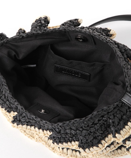 LAKOLE（ラコレ）の「ペーパーフリルショルダーバッグ / 286390（ショルダーバッグ・レディース・ベージュ系1/ブラック系9・FREE）」の15枚目の写真