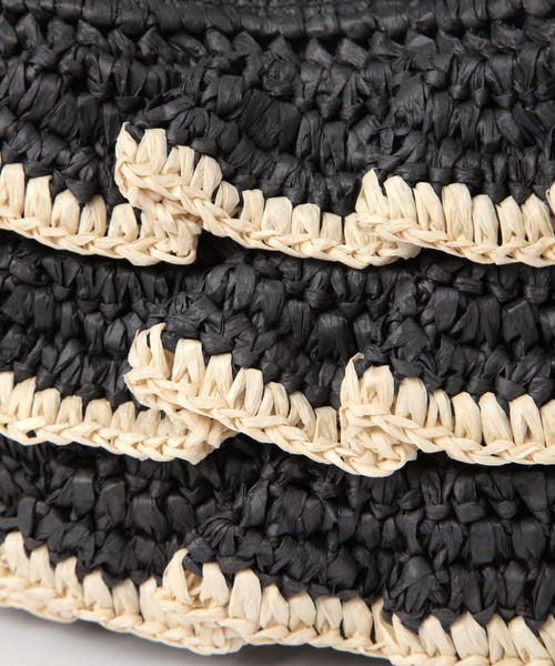 LAKOLE（ラコレ）の「ペーパーフリルショルダーバッグ / 286390（ショルダーバッグ・レディース・ベージュ系1/ブラック系9・FREE）」の9枚目の写真