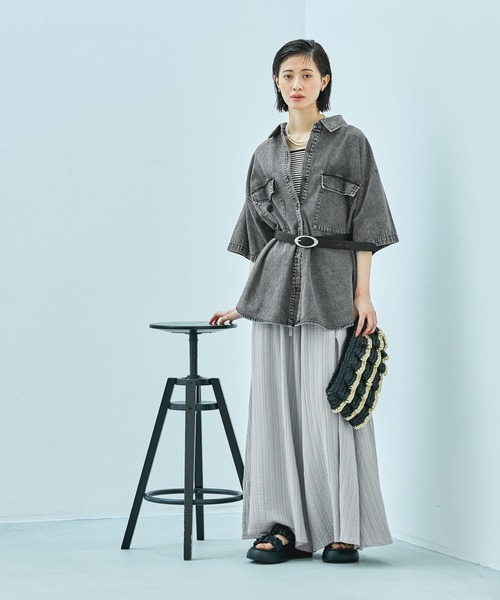 LAKOLE（ラコレ）の「ペーパーフリルショルダーバッグ / 286390（ショルダーバッグ・レディース・ベージュ系1/ブラック系9・FREE）」の19枚目の写真