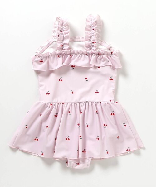 apres les cours（アプレレクール）の「【UVカット/ジュニア対応】さくらんぼ・ひまわり・ハート柄ワンピース水着（水着・キッズ・アイボリー/サックスブルー/ピンク・80/90/100/110/120/130/140）」の18枚目の写真