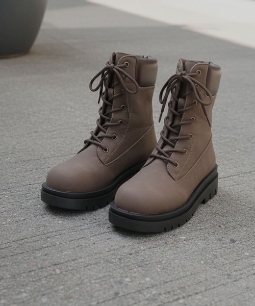 ラムチョコちーずさん専用PRADA ブーツ23cm(35.5)牛革/3U5360