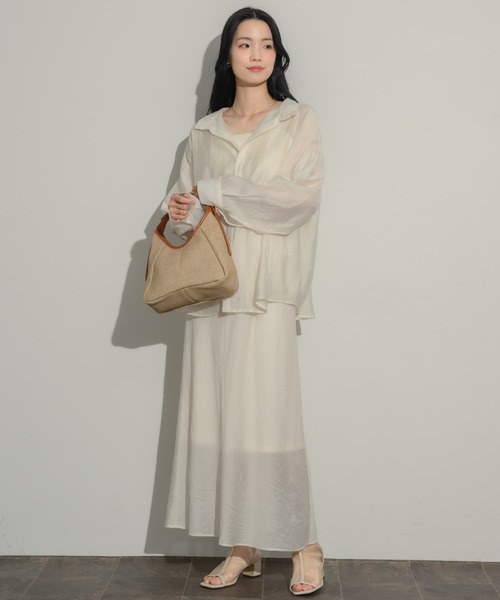 NEUNA（ヌナ）の「バイカラー2wayバッグ（ハンドバッグ・レディース・ブルー/ベージュ・FREE）」の6枚目の写真