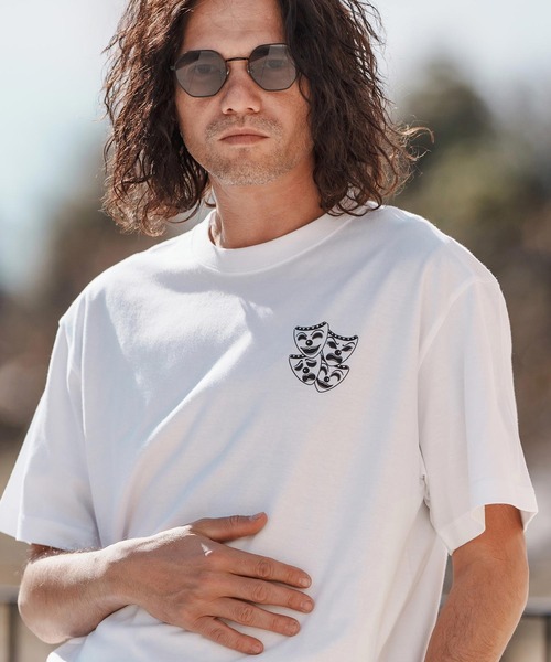 CAMBIO(カンビオ)の「mt9559-プリントT_Sensation Tシャツ(Tシャツ/カットソー・メンズ・ホワイト/サンドベージュ/ライトオリーブ・S/M/L/XL)」の10枚目の写真