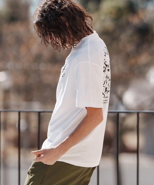 CAMBIO(カンビオ)の「mt9559-プリントT_Sensation Tシャツ(Tシャツ/カットソー・メンズ・ホワイト/サンドベージュ/ライトオリーブ・S/M/L/XL)」の12枚目の写真