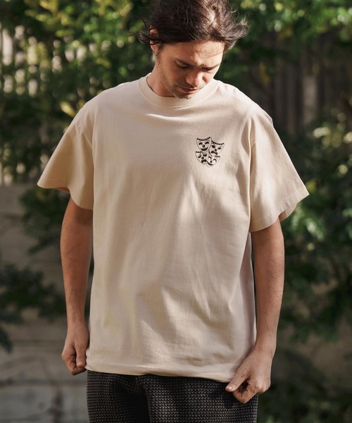 CAMBIO(カンビオ)の「mt9559-プリントT_Sensation Tシャツ(Tシャツ/カットソー・メンズ・ホワイト/サンドベージュ/ライトオリーブ・S/M/L/XL)」の17枚目の写真