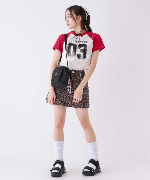 repipi armario(レピピ アルマリオ)の「カーゴミニスカート(スカート・キッズ・ブラック系その他/ブルー系その他/レオパード・LARGE/MEDIUM/SMALL)」の6枚目の写真