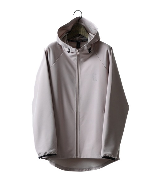 THE MILES(ザ マイルズ)の「GYMTEC 4WAYストレッチワークアウトZIPパーカー(Tシャツ/カットソー・メンズ・ブラック/ベージュ/ネイビー/グレー・MEDIUM/LARGE/X-LARGE)」の6枚目の写真