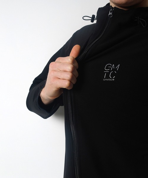 THE MILES(ザ マイルズ)の「GYMTEC 4WAYストレッチワークアウトZIPパーカー(Tシャツ/カットソー・メンズ・ブラック/ベージュ/ネイビー/グレー・MEDIUM/LARGE/X-LARGE)」の10枚目の写真